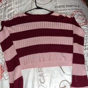 Pink and purple sweater